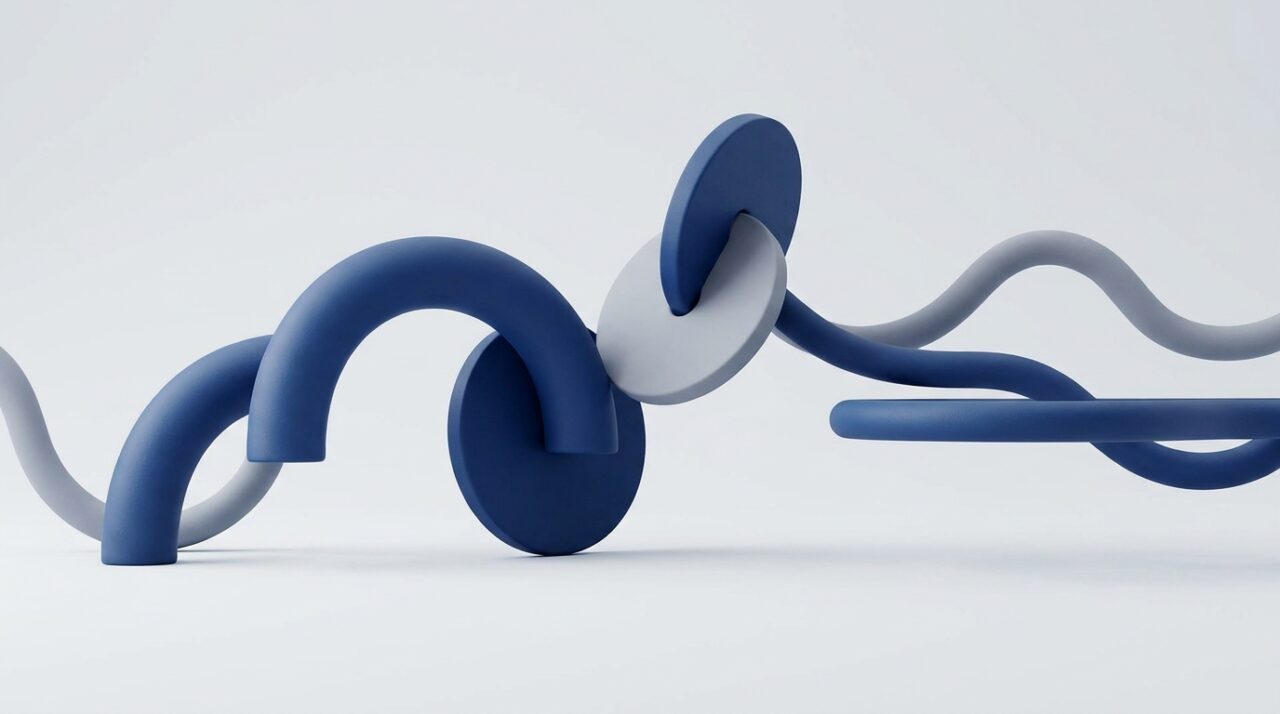 Spousal maintenance in Hong Kong shown as balanced flowing forms in equilibrium